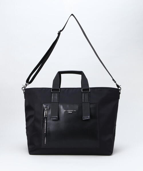 美品　St Andrews ブラック トートバッグ St ANDREWS トートバッグ 「St ANDREWS」トートバッグ