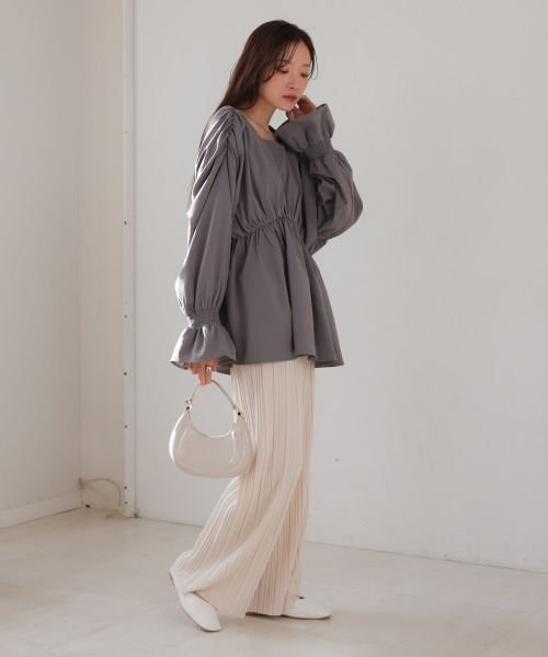 「Bab」 長袖チュニック M ベージュ レディース