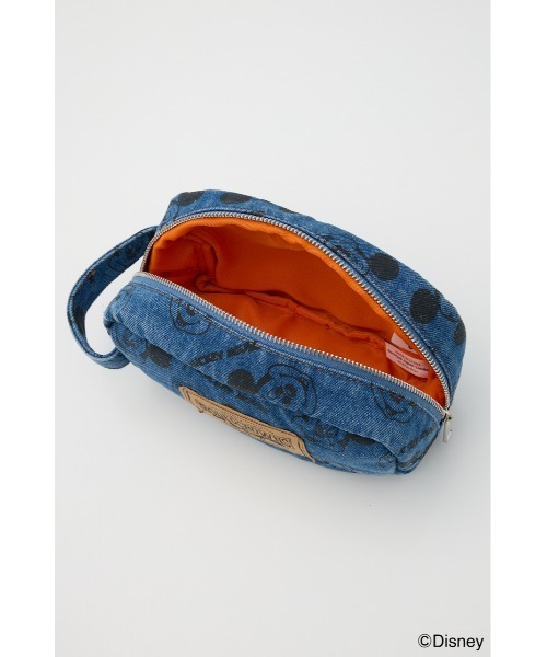 ろみお ③ポーチ RODEO CROWNS WIDE BOWL ポーチ （ミッキー＆ミニー）DENIM