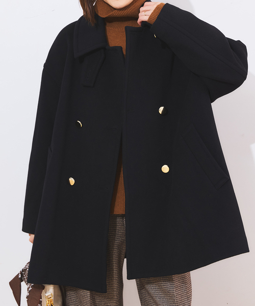 JOURNAL STANDARD ステンカラーコート Mサイズ クロ journal standard L'essage（ジャーナルスタンダード レサージュ