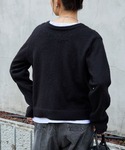 カーディガン 2WAYクルーネックモヘアタッチ...の詳細画像4