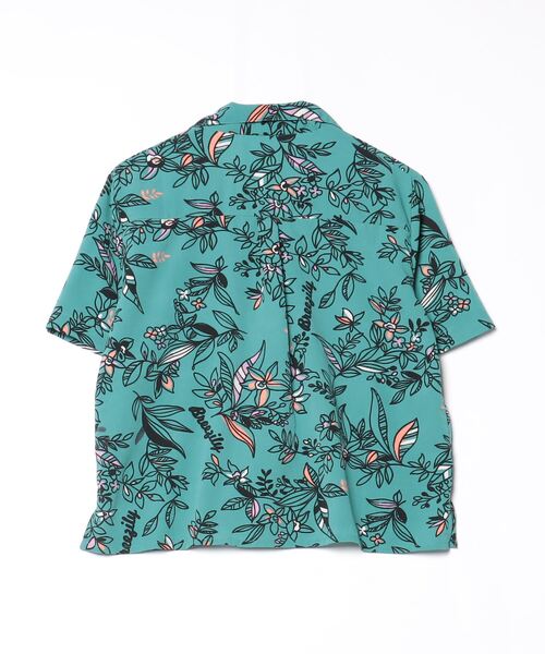 「hunch」 半袖シャツ MEDIUM グリーン レディース_画像2