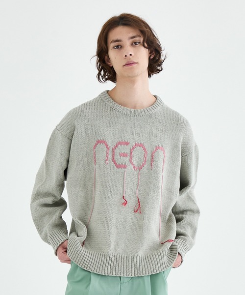 neon sign ネオンサイン ニット モヘアニット NEON ⁄ ネオンサイン 