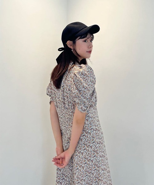 「FREE'S MART」 半袖ワンピース SMALL ブルー レディース_画像3