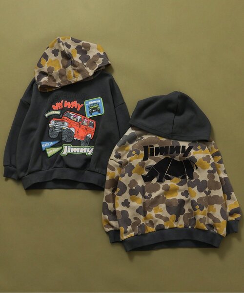 パーカー 「リンク」Jimnyコラボ ワッペンパーカー キッズ 子供服 男の子 女の子 | BREEZE | 08