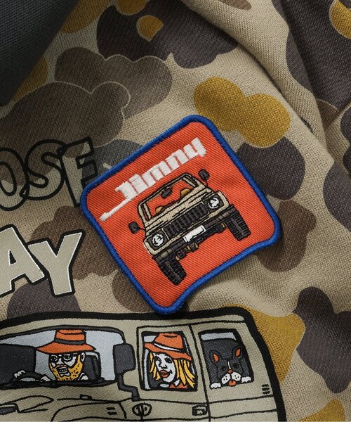 パーカー 「リンク」Jimnyコラボ ワッペンパーカー キッズ 子供服 男の子 女の子 | BREEZE | 13