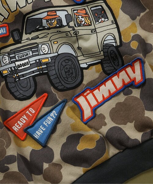 パーカー 「リンク」Jimnyコラボ ワッペンパーカー キッズ 子供服 男の子 女の子 | BREEZE | 14