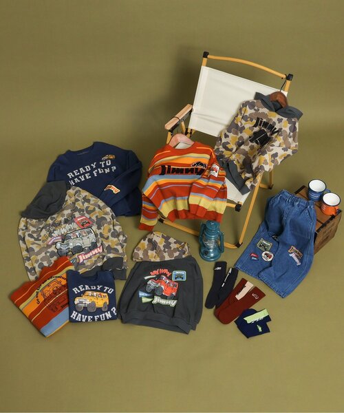 パーカー 「リンク」Jimnyコラボ ワッペンパーカー キッズ 子供服 男の子 女の子 | BREEZE | 16