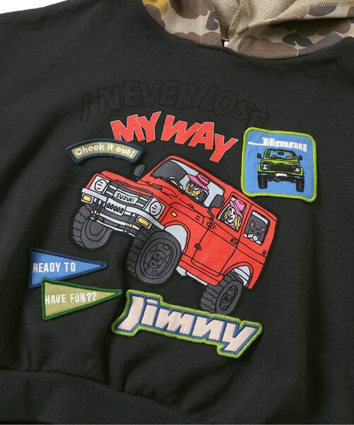 パーカー 「リンク」Jimnyコラボ ワッペンパーカー キッズ 子供服 男の子 女の子 | BREEZE | 18