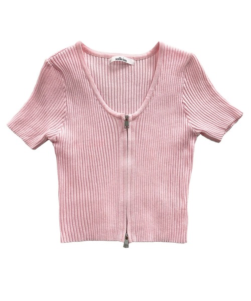 「solleim」 ニットカーディガン M ブラック レディース_画像6