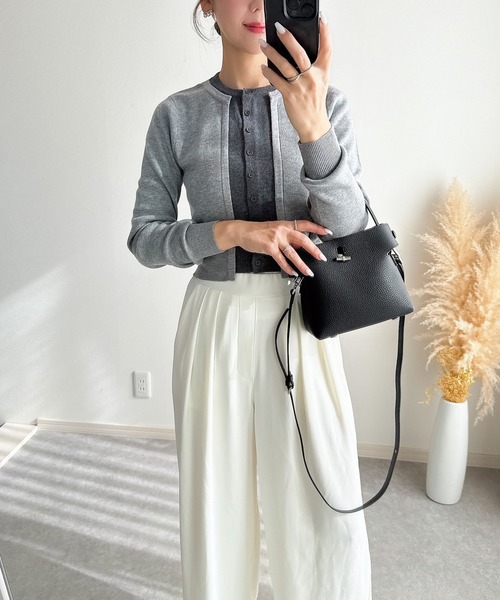 &. NOSTALGIA（ノスタルジア） カーディガン 「ZOZO限定」フェイク