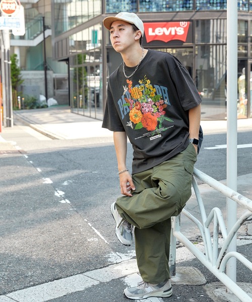 「Paragraph」 半袖Tシャツ FREE ライトグレー メンズ_画像7