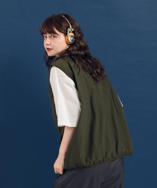 「MUHET」 ベスト X-LARGE ブラック レディース_画像5