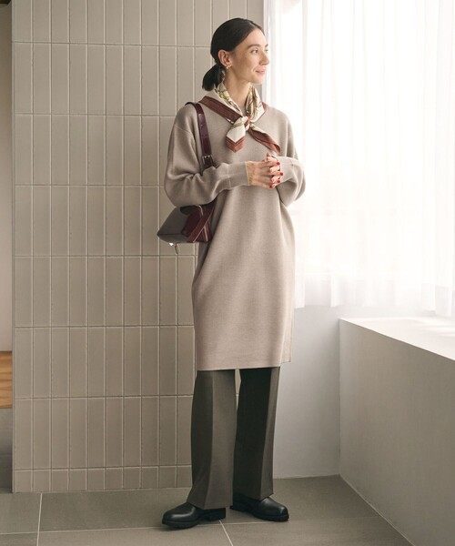 ビューティー＆ユース ユナイテッドアローズ（BEAUTY&YOUTH）/【WEB限定 Wardrobe DAILY MINIMAL】コクーンニットワンピース ウォッシ… BEAUTY＆YOUTH UNITED ARROWS ワンピース 「WEB限定 Wardrobe DAILY