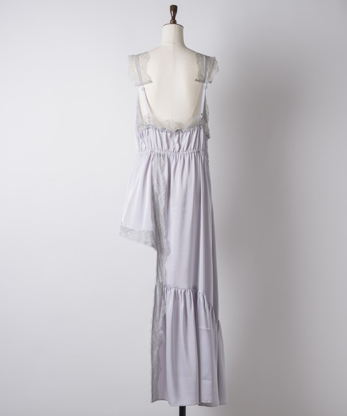 「J1U by LA BELLE ETUDE」 キャミソールワンピース FREE ライトグリーン レディース_画像5