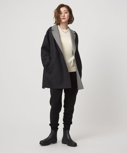conte ニット セーター 「conte」ウール クルーネックニット