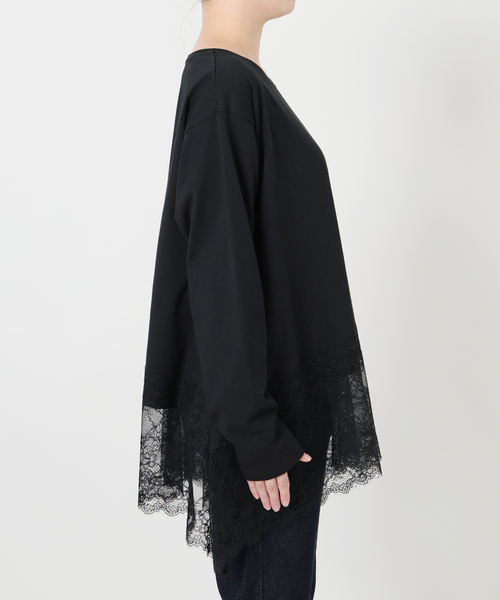 SLOBE IENA（スローブイエナ） tシャツ 「追加3」レースコンビ