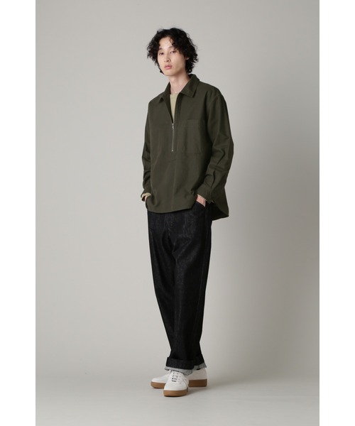 MHL.（エムエイチエル） 長袖シャツ MEDIUM カーキ メンズ : ZOZOTOWN