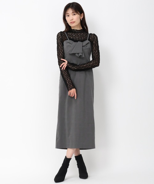 「MISCH MASCH」 キャミソールワンピース M ブラック レディース_画像9