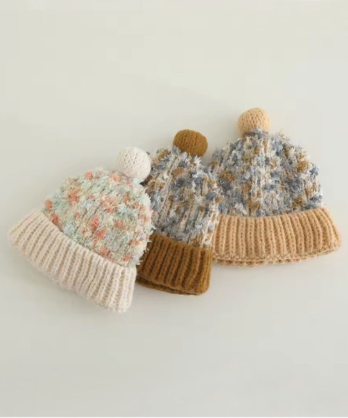 ニット帽 ニットキャップ 「 Bambin / ボンバン 」 ミックスカラー