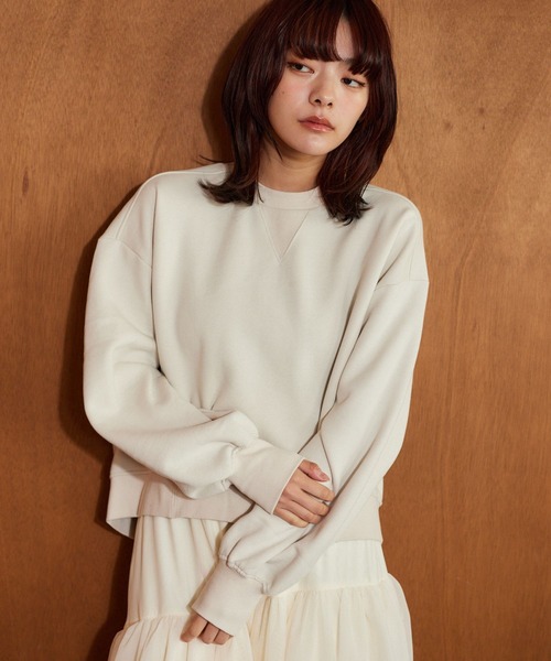 mysty woman（ミスティウーマン） トレーナー スウェット 裏起毛