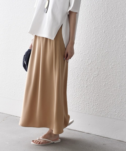 「SHIPS.me」 フレアスカート M ネイビー レディース_画像3