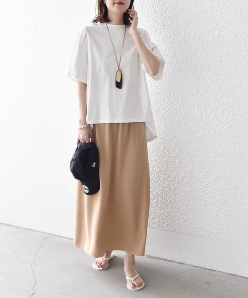 「SHIPS.me」 フレアスカート M ネイビー レディース_画像7