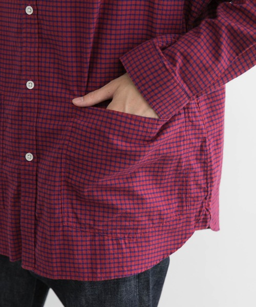 「WORK NOT WORK URBAN RESEARCH」 長袖シャツ LARGE ベージュ系その他 メンズ_画像3