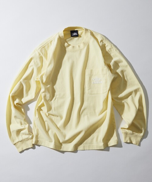 umbro（アンブロ） 長袖Tシャツ MEDIUM イエロー メンズ : ZOZOTOWN