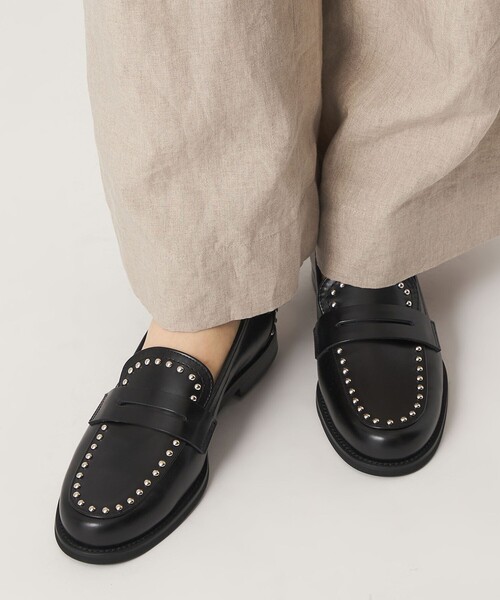 ODETTE E ODILE（オデット エ オディール） ローファー スタッズライン