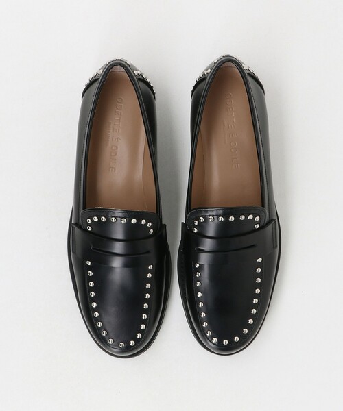 ODETTE E ODILE（オデット エ オディール） ローファー スタッズライン