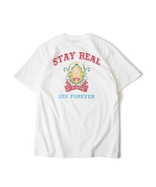 「NineMicrophones」 半袖Tシャツ X-LARGE ホワイト メンズ_画像3