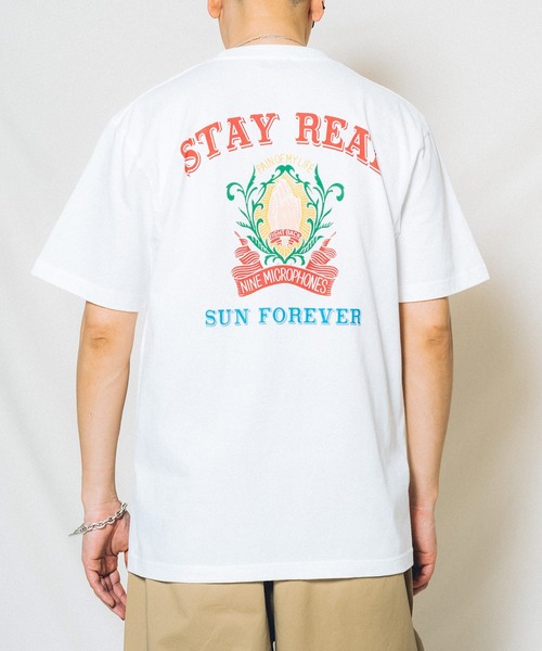 「NineMicrophones」 半袖Tシャツ X-LARGE ホワイト メンズ_画像6