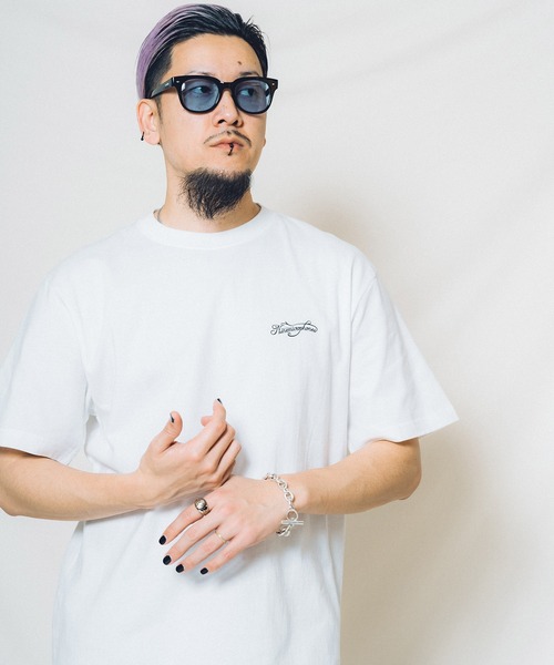 「NineMicrophones」 半袖Tシャツ X-LARGE ホワイト メンズ_画像9