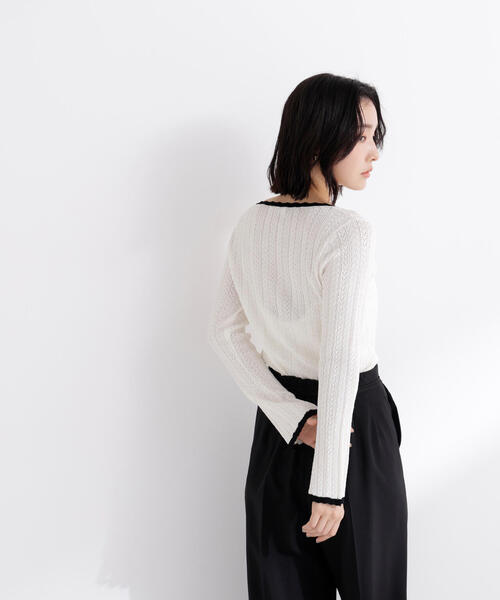 チェスティ スカラップニット NATURAL BEAUTY BASIC（ナチュラルビューティーベーシック） ニット