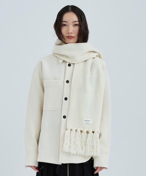 「beautiful people」 マフラー FREE アイボリー レディース_画像5