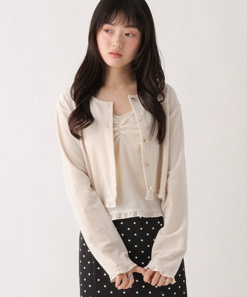 Heather（ヘザー） tシャツ ベロアフリルカット2P 645185 レディース