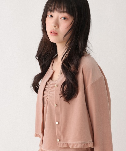 Heather（ヘザー） tシャツ ベロアフリルカット2P 645185 レディース