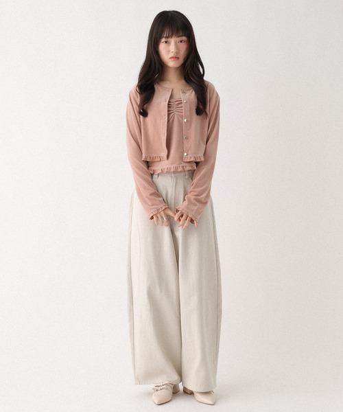 Heather（ヘザー） tシャツ ベロアフリルカット2P 645185 レディース
