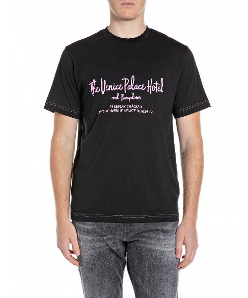 REPLAY（リプレイ） tシャツ ヘビーコットンジャージーVENICE Tシャツ 