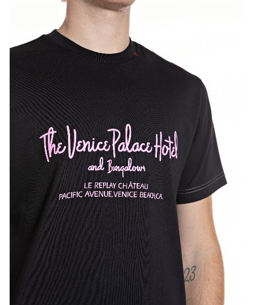 REPLAY（リプレイ） tシャツ ヘビーコットンジャージーVENICE Tシャツ 
