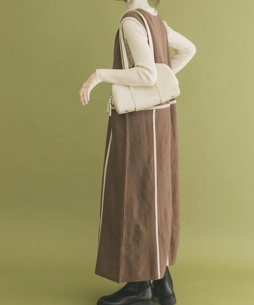 「ITEMS URBANRESEARCH」 サロペットスカート FREE ベージュ系その他 レディース_画像5