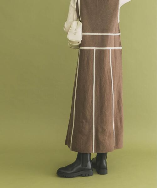 「ITEMS URBANRESEARCH」 サロペットスカート FREE ベージュ系その他 レディース_画像6