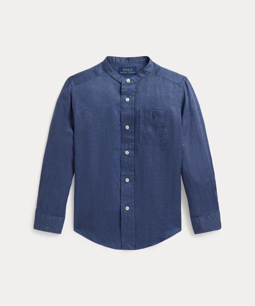 ラルフローレン　リネンシャツ100% Polo Ralph Lauren Childrenswear ラルフローレン ブラウス シャツ