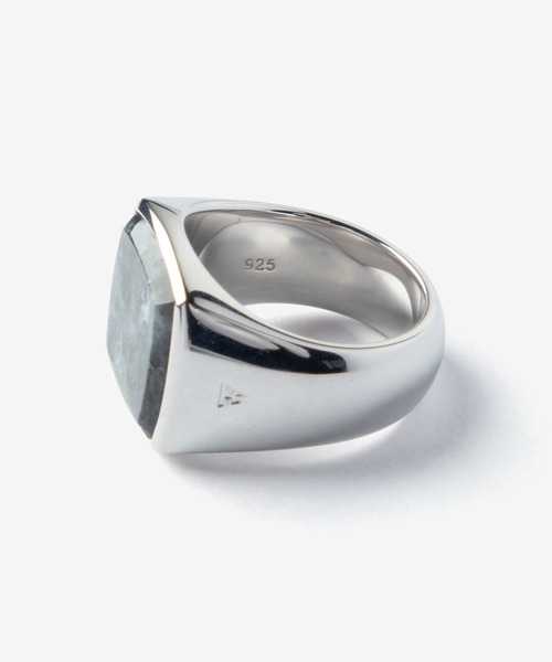 TOM WOOD（トムウッド） 指輪 リング TOM WOOD Cushion Larvikite RING