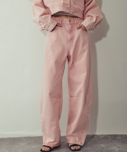 ワイドパンツ ジーンズ デニム デニムパンツ 「セットアップ対応