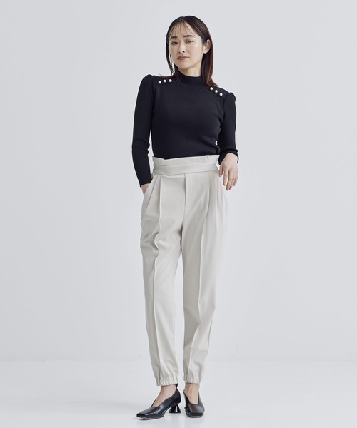 「BORDERS at BALCONY」 長袖ニット 36 ホワイト レディース_画像8