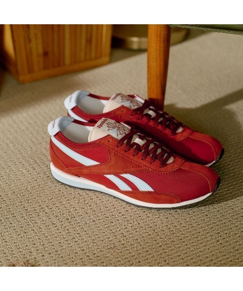 「Reebok」 ローカットスニーカー 24.5cm バーガンディー メンズ_画像4