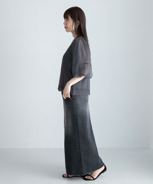「URBAN RESEARCH Sonny Label」 半袖ブラウス FREE アイボリー レディース_画像7