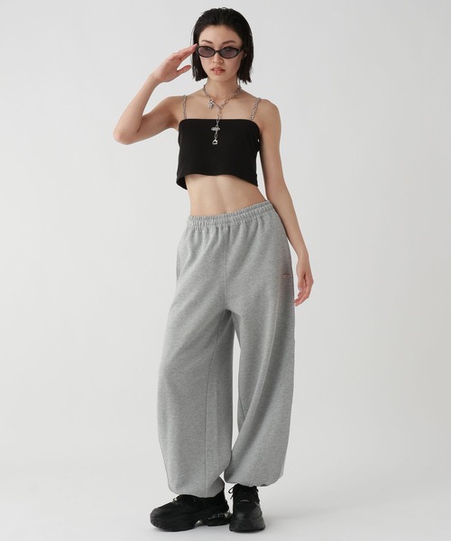 ワイドパンツ パンツ Acidルーズスウェットパンツ キッズ 子供服 女の子の画像